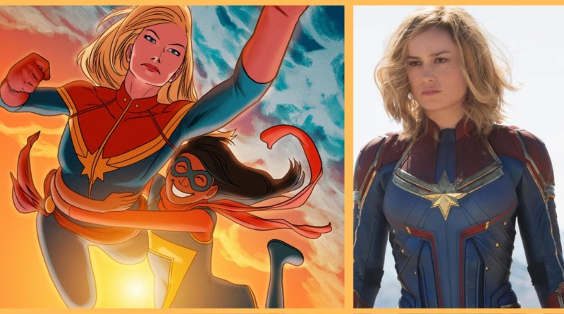 carol and kamala Captain Marvel and Ms. Marvel