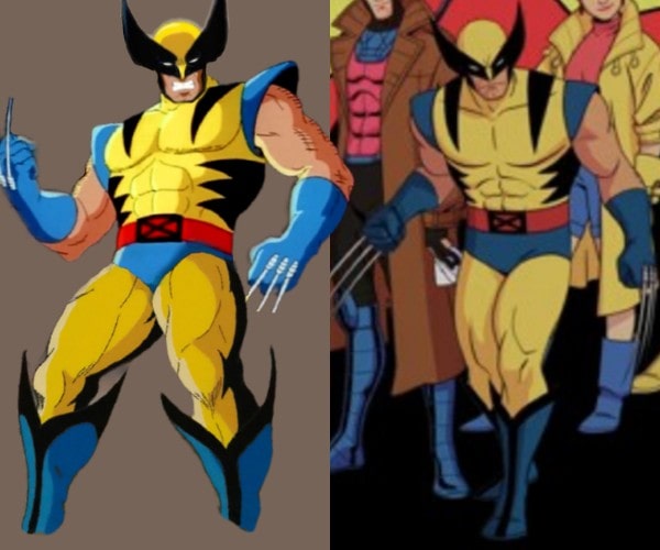 XMEN '97 Character Designs Then and Now