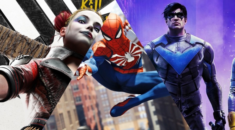 games banner DC Marvel