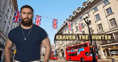 kraven the hunter filming in uk banner