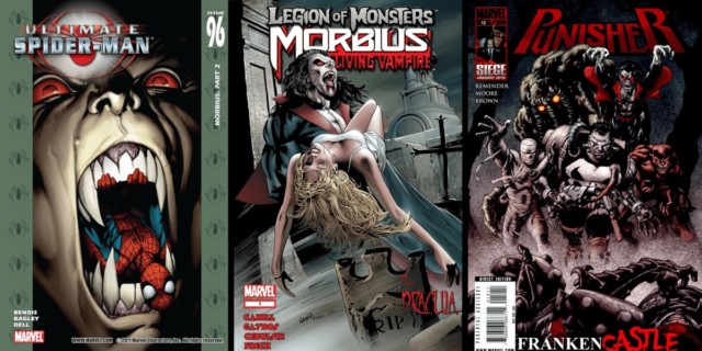 comics covers 2010 ultimate spider-man legion of monsters punisher frankencastle