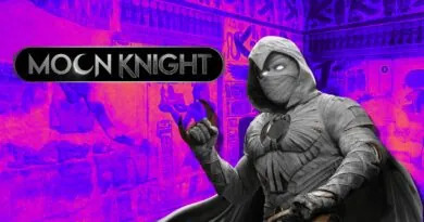 Moon knight banner purple