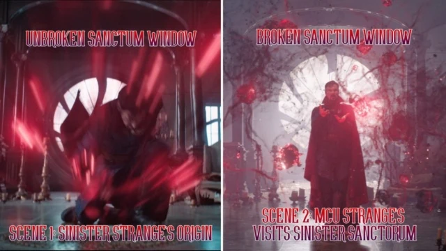 Doctor Strange in the Multiverse of Madness scene comparison