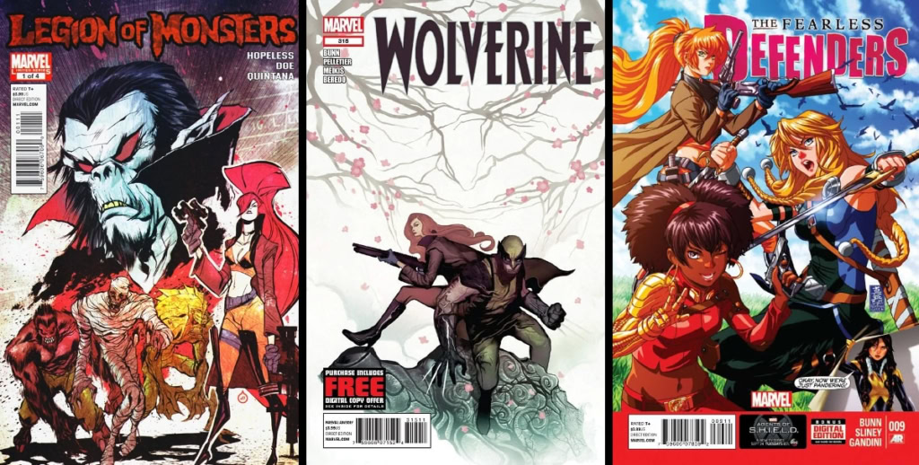 elsa bloodstone covers 2000s legion of monsters wolverine defenders