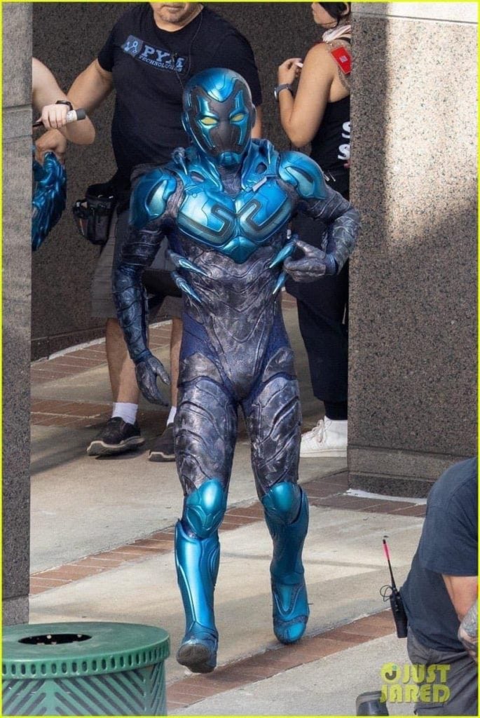 Stunning 'Blue Beetle' Suit Revealed in NEW Set Images!