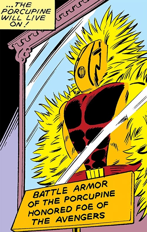 Porcupine armor (Marvel comics)