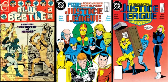 blue beetle 1980s covers