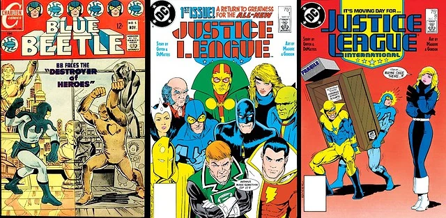 blue beetle 1980s covers