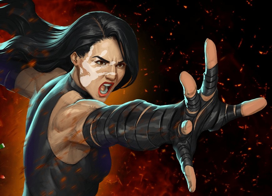 echo fighting stance