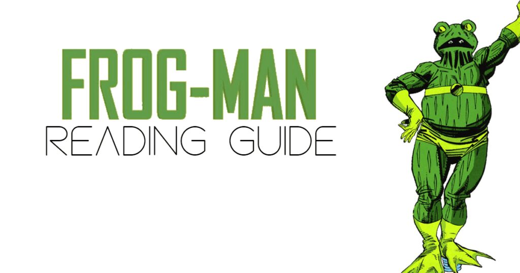 frog-man reading guide