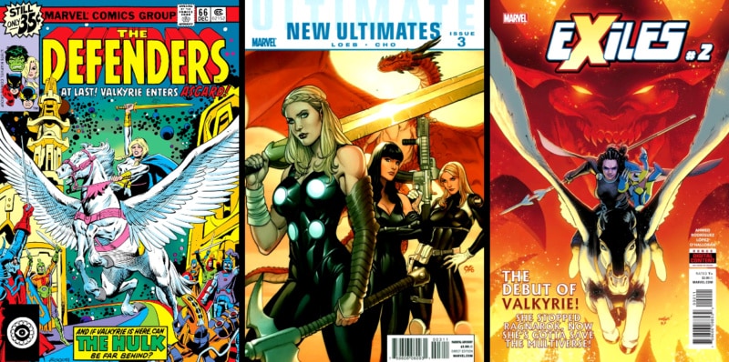 Valkyrie brunnhilde runs exiles defenders ultimates