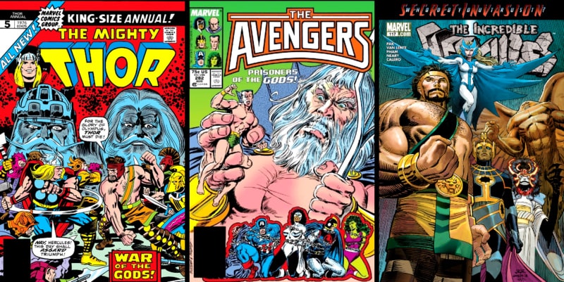 gods goats love thunder zeus avengers hercules