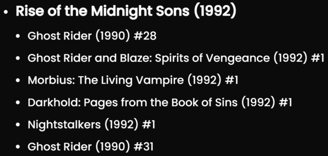 comics guide example listing