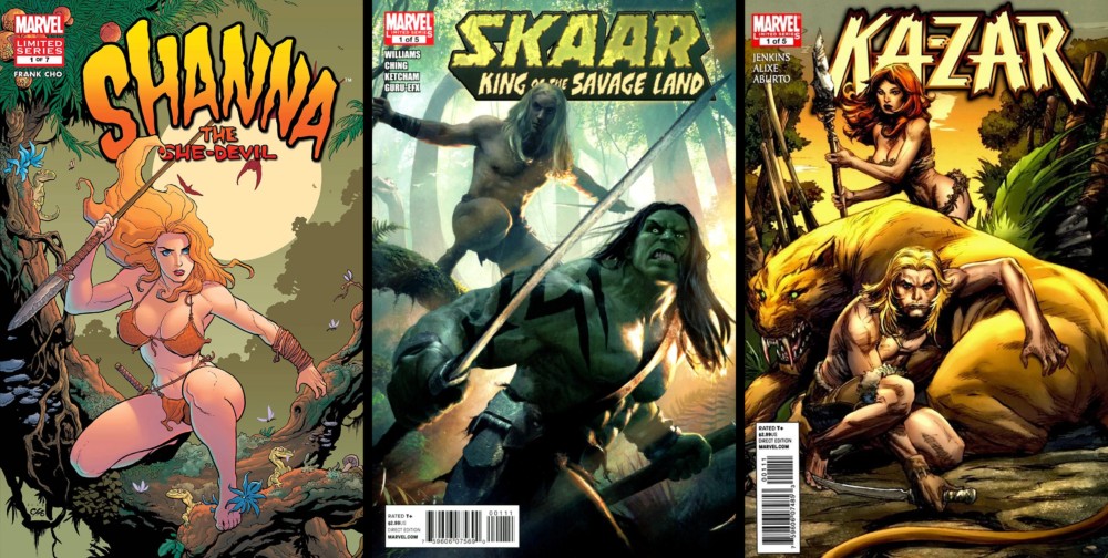 savage land ka-zar covers-2000s-skaar-shanna