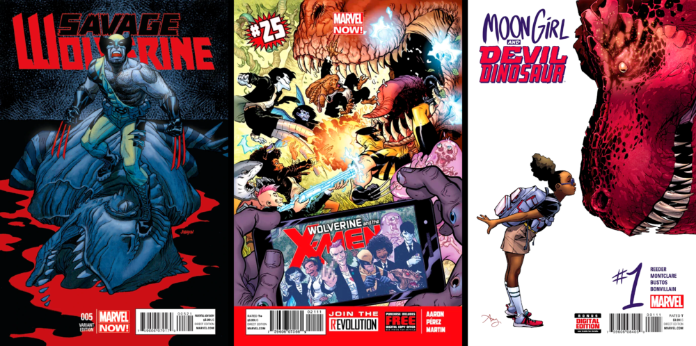covers 2010s wolverine moon girl devil dinosaur x-men