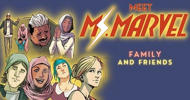 Meet Ms Marvel Family and Friends Banner
