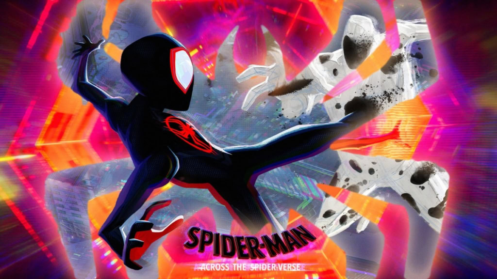 Miles vs The Spot in Across the Spider-verse