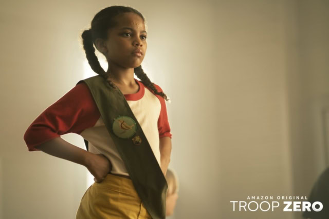 Milan Ray as Hell-No Price in 'Troop Zero' (2019)