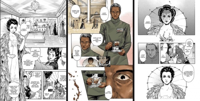 Leia meets Moff Panaka manga