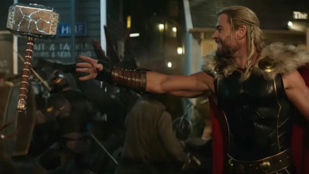 Thor: Love & Thunder- Chris Hemsworth and Mjolnir