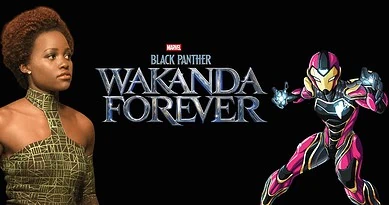 Nakia and Ironheart suit in Black Panther Wakanda Forever