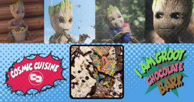 Cosmic Cuisine: I Am Groot Chocolate Bark Banner