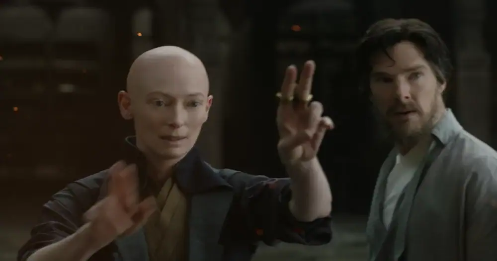 The Ancient One with Doctor Strange