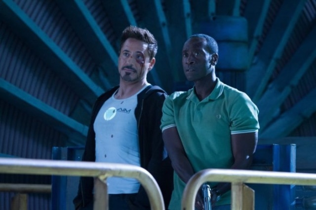 Tony Stark (Robert Downey Jr.) and James Rhodes (Don Cheadle)