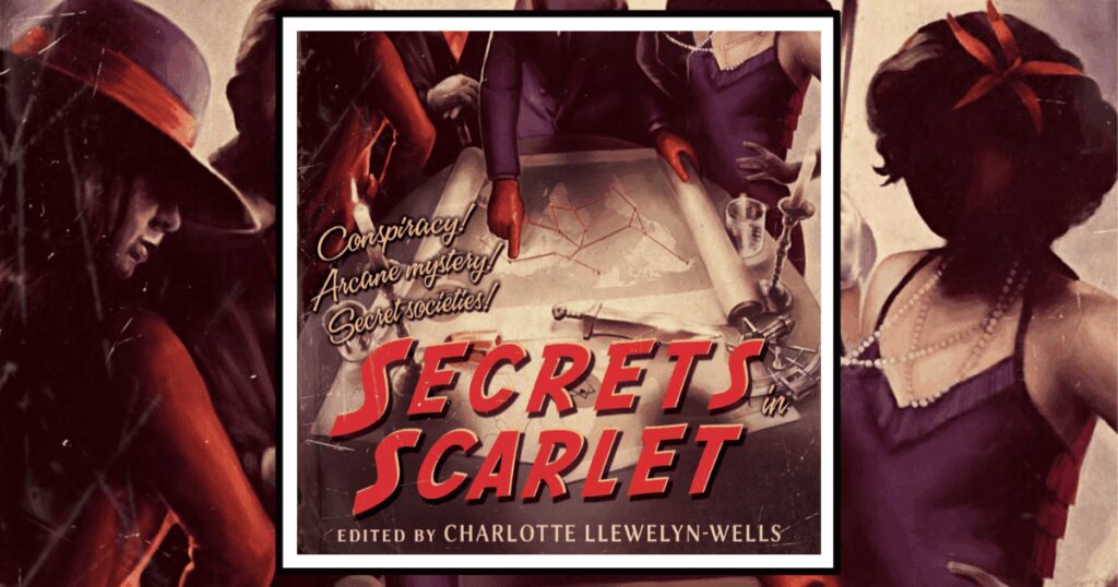 Secrets in Scarlet: An Arkham Horror Novel Banner