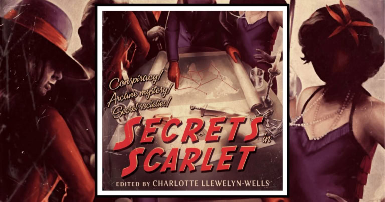 Secrets in Scarlet: An Arkham Horror Novel Banner