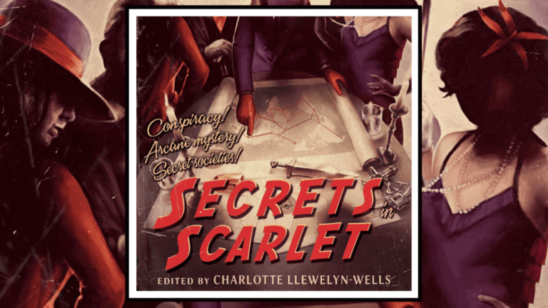 Secrets in Scarlet: An Arkham Horror Novel Banner