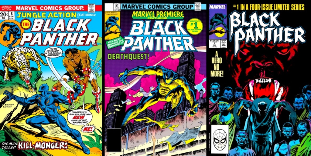 black-panther-wakanda-forever-comics-covers-1980s-jungle-action-killmonger-marvel-premiere