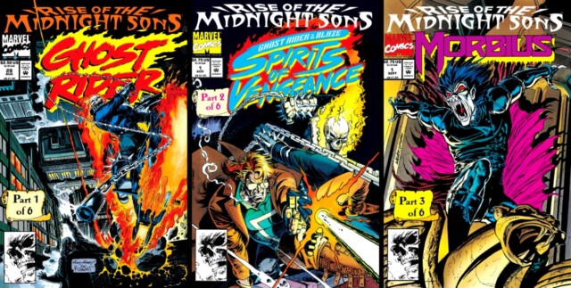 midnight-sons-comics-covers-1990s-rise-ghost-rider-blaze-spirits-vengeance-morbius-living-vampire