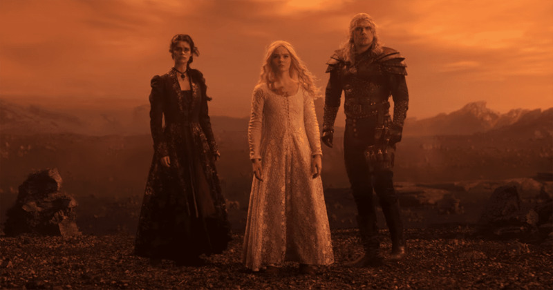 the witcher geralt yennefer and ciri