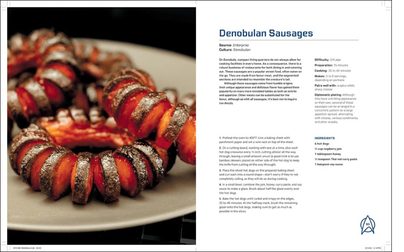 Recipe from The Star Trek Cookbook