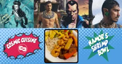 Cosmic Cuisine: Namor's Shrimp Bowl