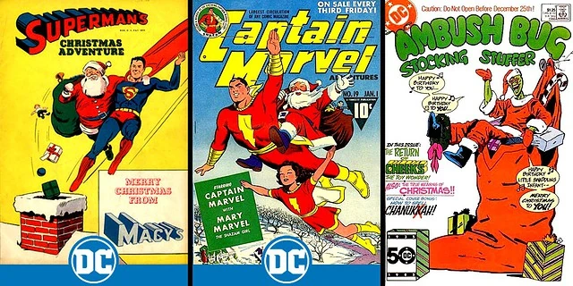 holiday-special-comics-superman-christmas-adventure-captain-marvel-ambush-bug-stocking-stuffer