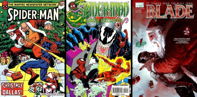 holiday-specials-comics-christmas-dallas-spider-man-kingpin-blade-venom