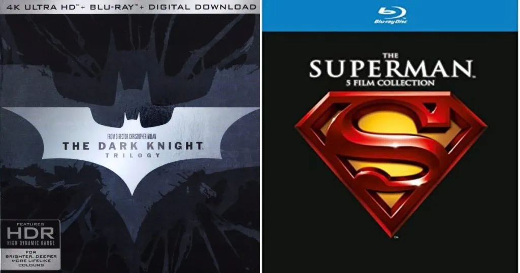 Examples of DC films on Blu-Ray 
