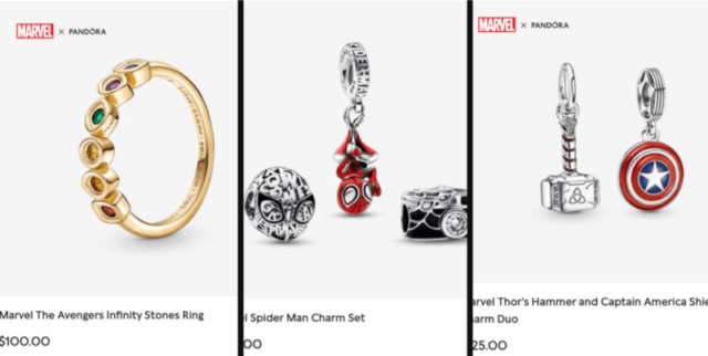 Marvel collection (Pandora)