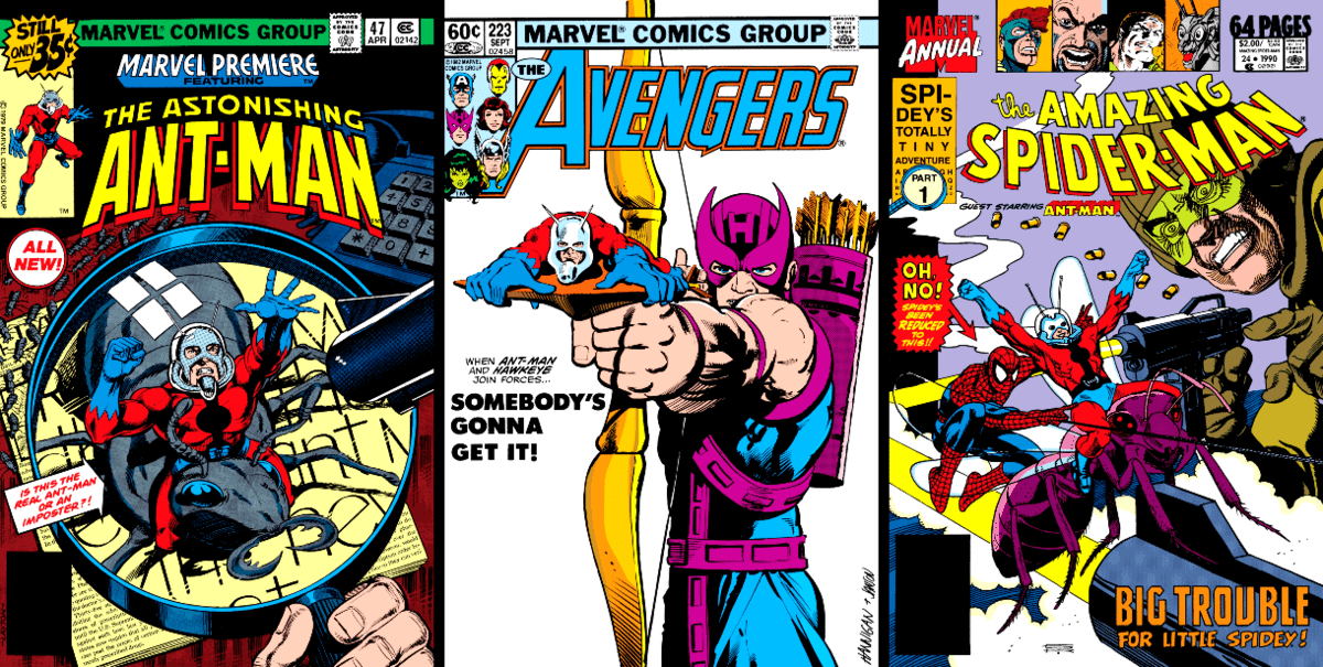 ant-man-and-the-wasp-comics-covers-1990s-scott-lang-premiere-avengers-hawkeye-spider-man