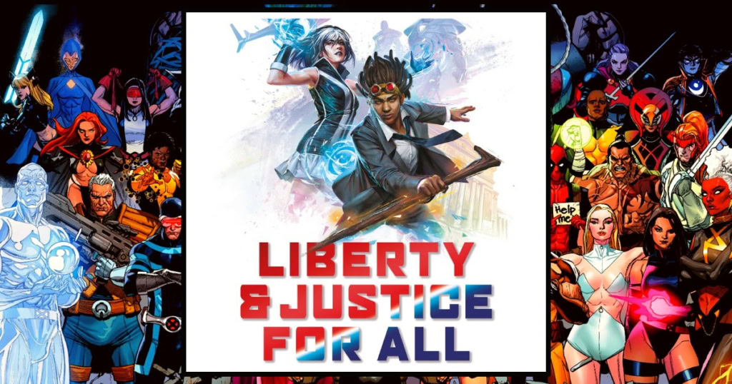 Liberty & Justice For All Banner
