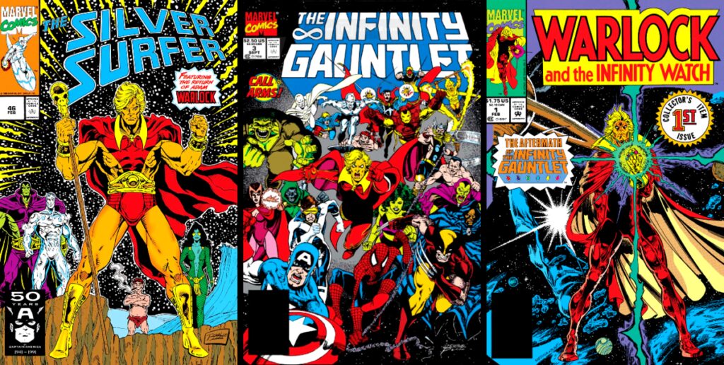 adam-warlock-comics-covers-1990s-silver-surfer-infinity-watch-gauntlet