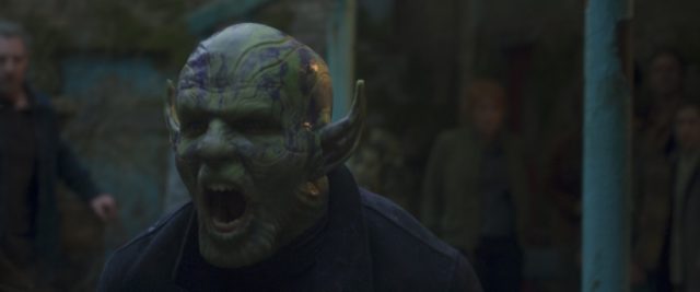 Kingsley Ben-Adir as Rebel Skrull leader Gravik in Secret Invasion. (Disney+/Marvel)