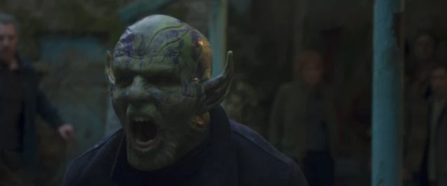 Kingsley Ben-Adir as Rebel Skrull leader Gravik in Secret Invasion. (Disney+/Marvel)