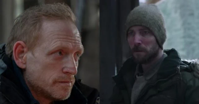 David (Scott Shepherd) and James (Troy Baker) in The Last of Us episode 8