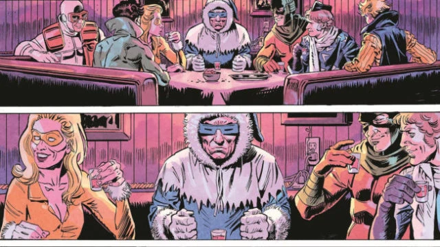 Old team of Rogues with Captain Boomerang and Weather Wizard in Rogues 