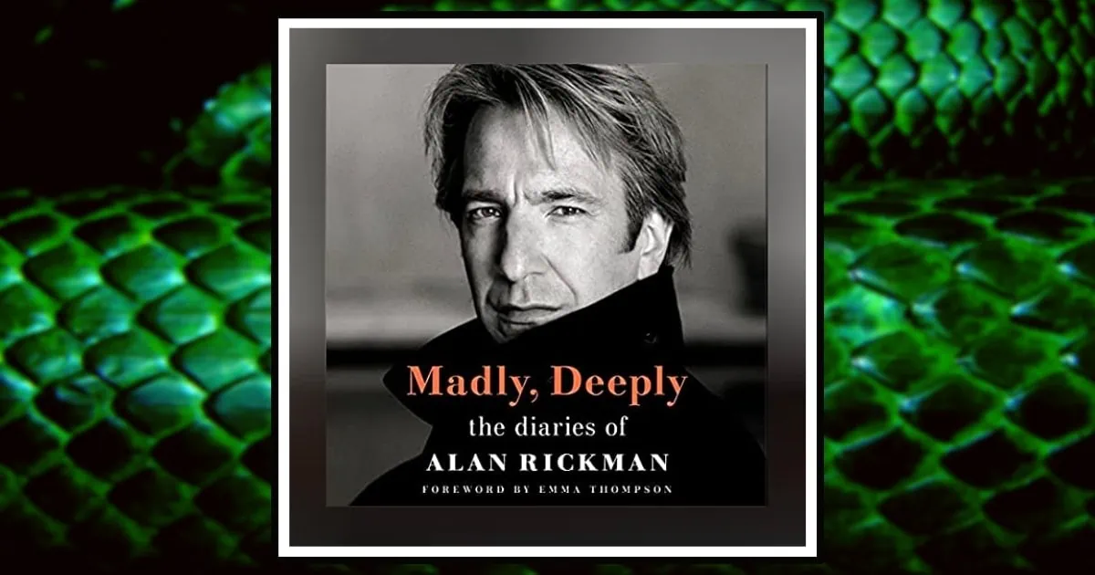 Madly, Deeply: The Diaries of Alan Rickman Banner