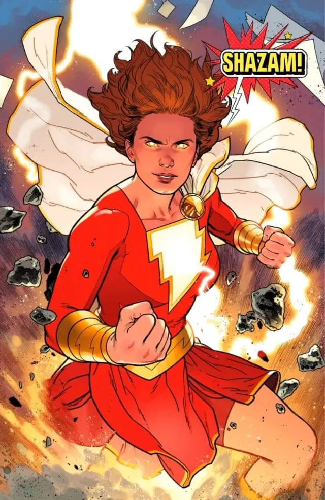 Mary as Shazam in New Champion of Shazam! (DC Comics)