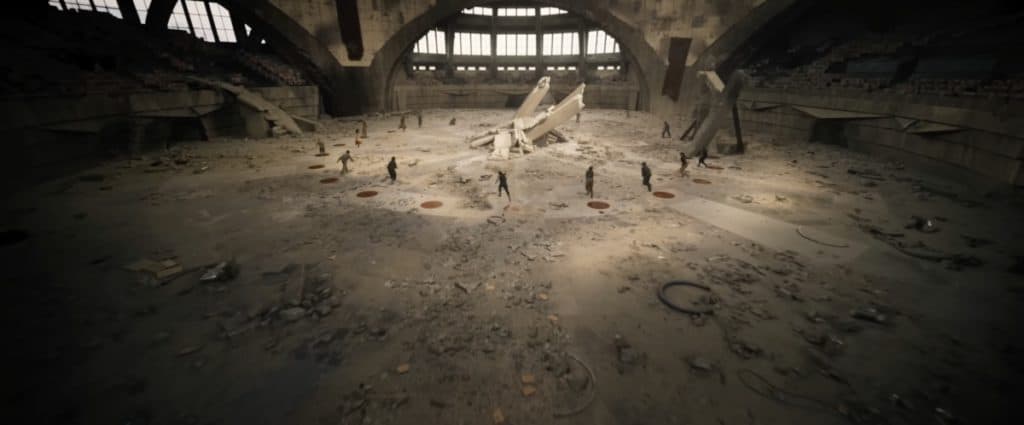The original arena for the Hunger Games
